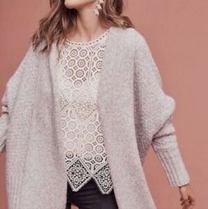 Anthropologie Angel Of The North Chauvet Cardigan